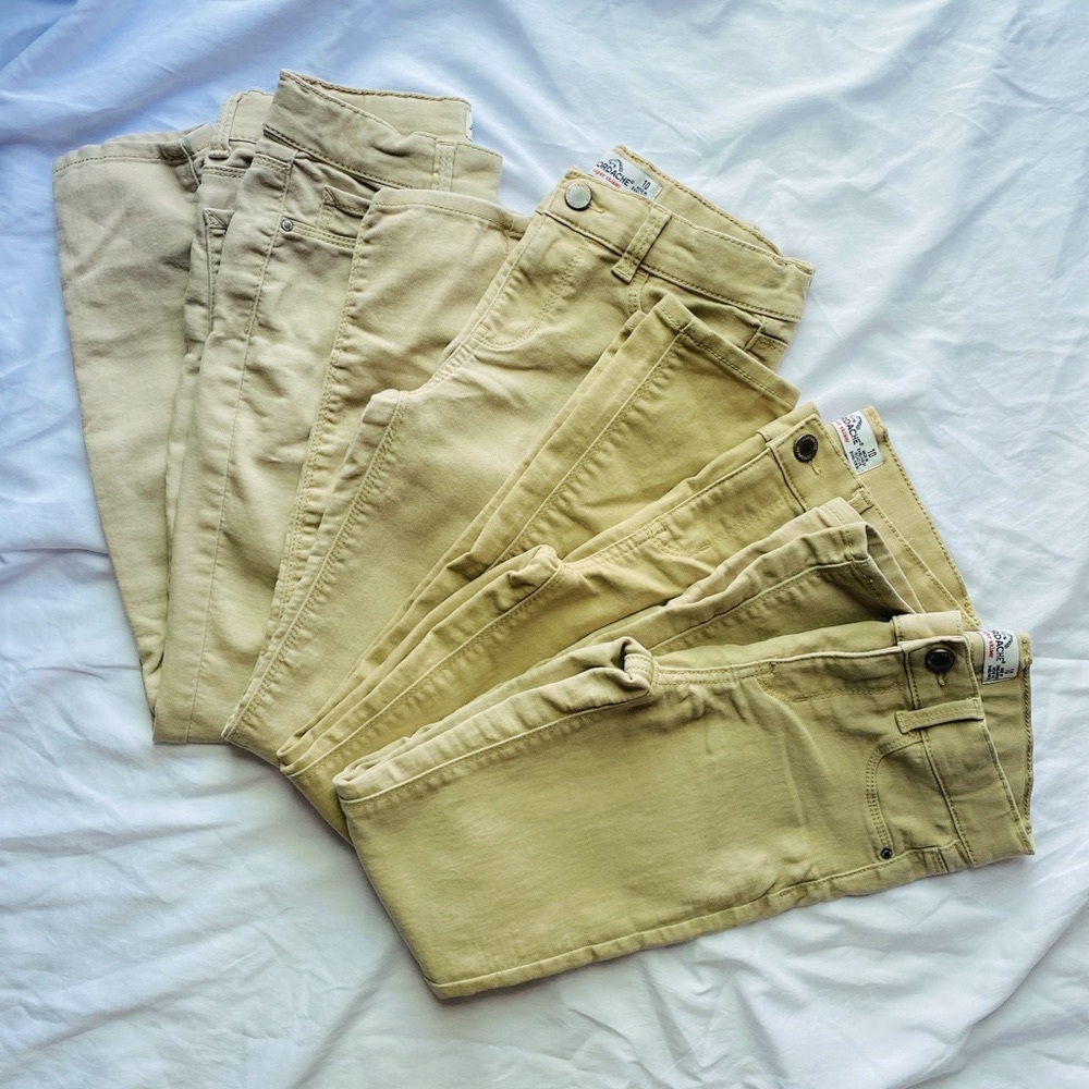 Jordace Supper Skinny Pants Size: 10 Khaki/Beige